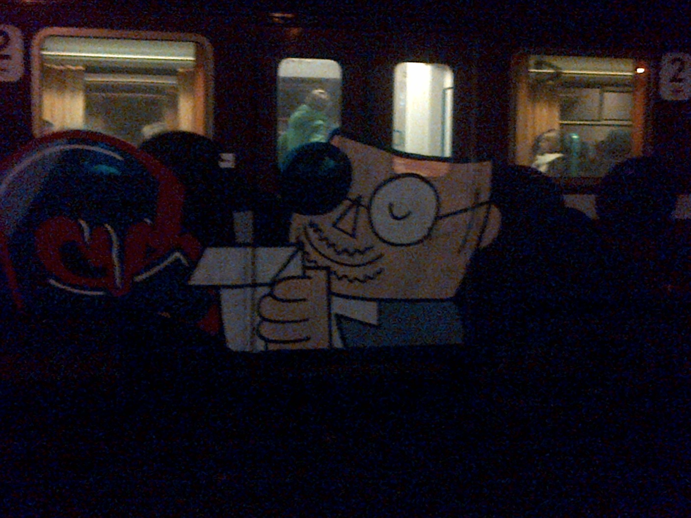 trein temse - grafiti winter 2014